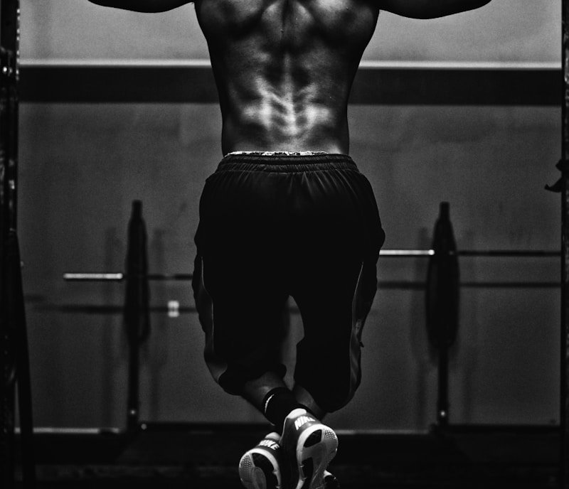 man working out