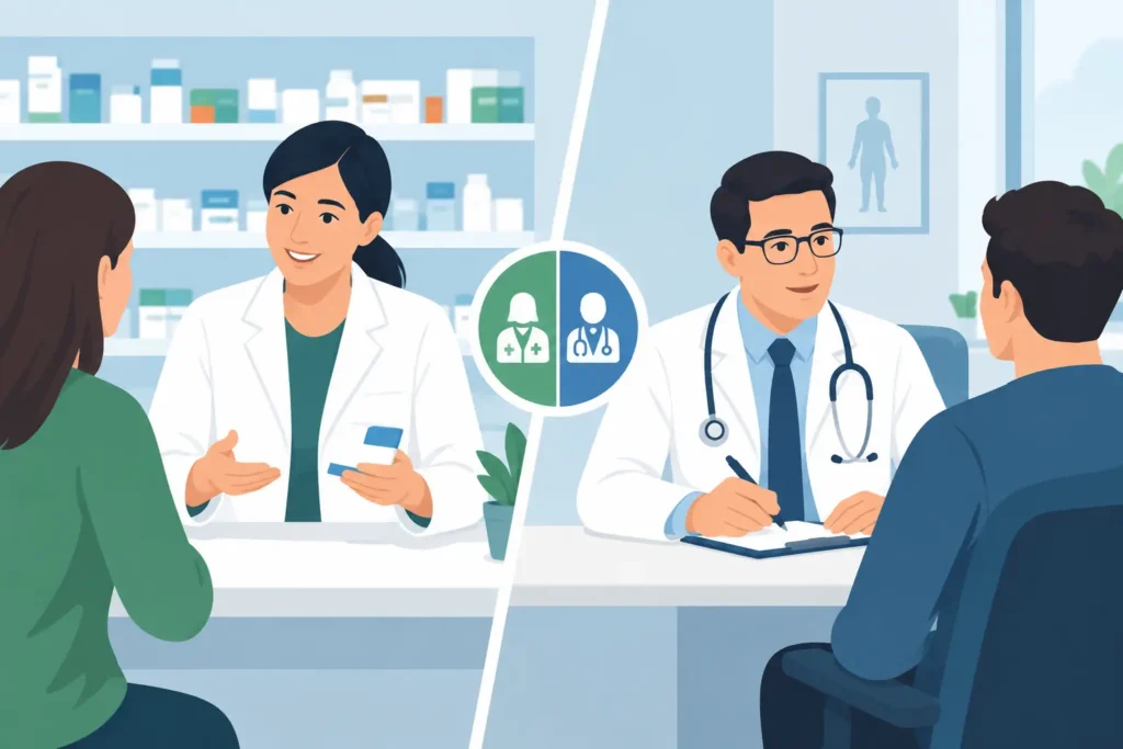 Pharmacist Consultation Versus GP Appointment